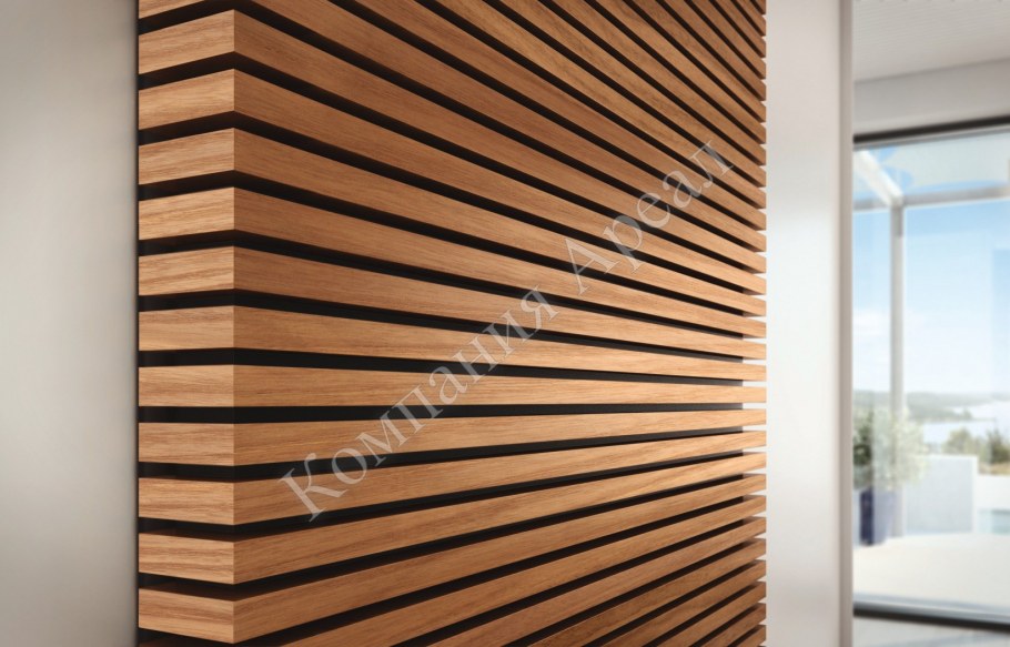 Реечные 3d-панели dekotech Wood d375pr