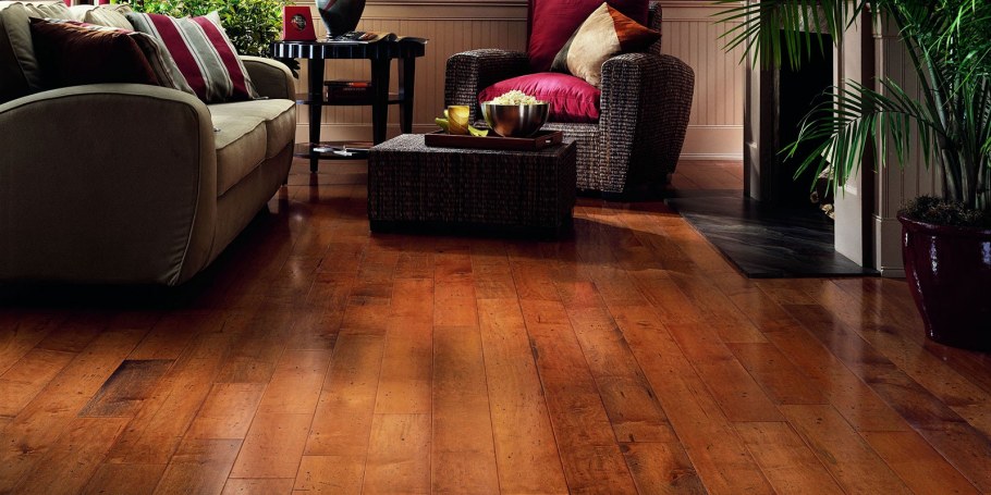 Альпин Флор кварц виниловый пол дуб коньячный