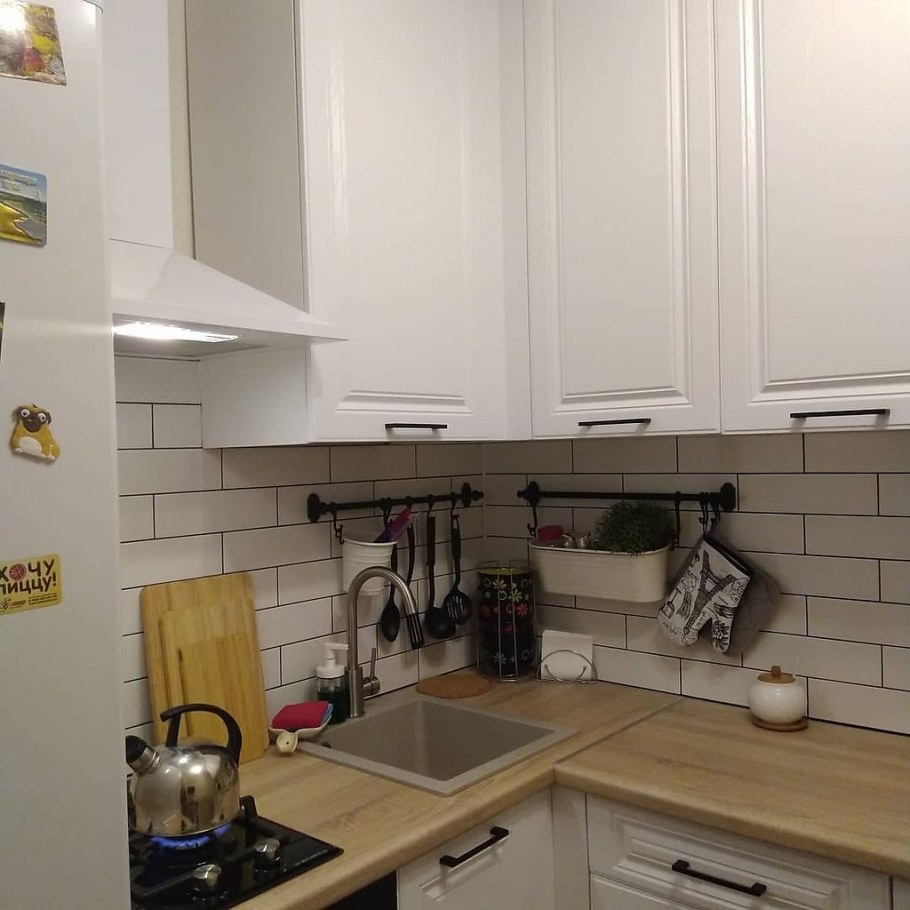 Сканди кухня 6кв м