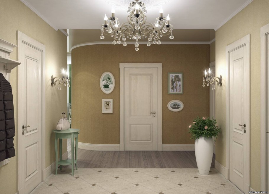 Интерьер холла в стиле Прованс