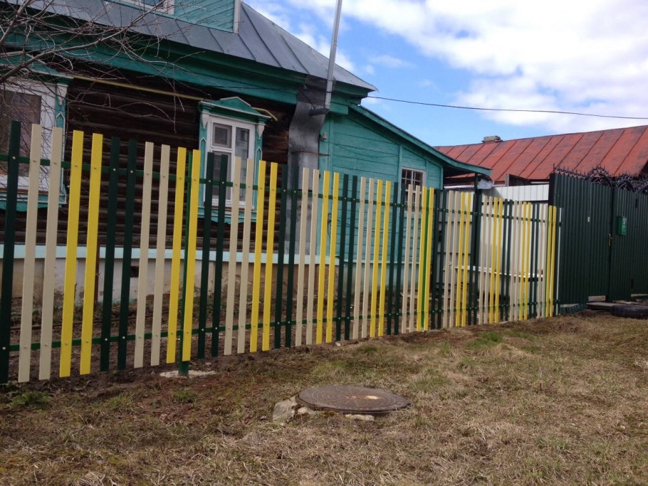 Красивый забор