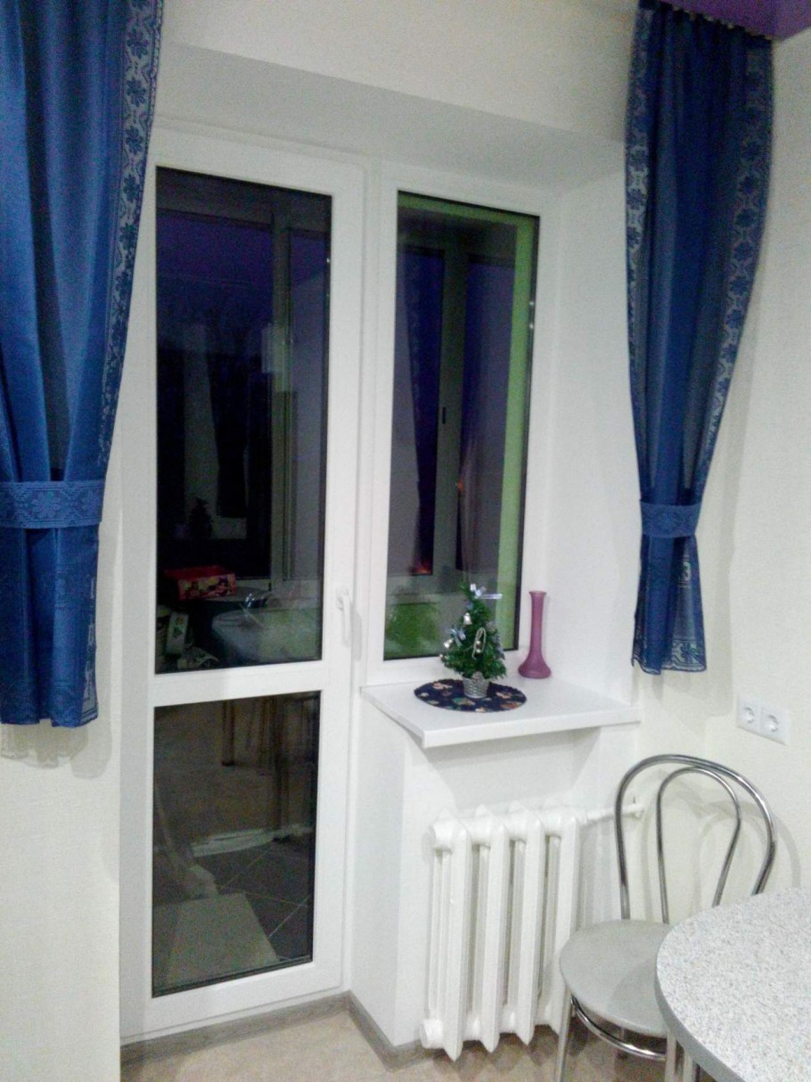 Балконный блок на кухне