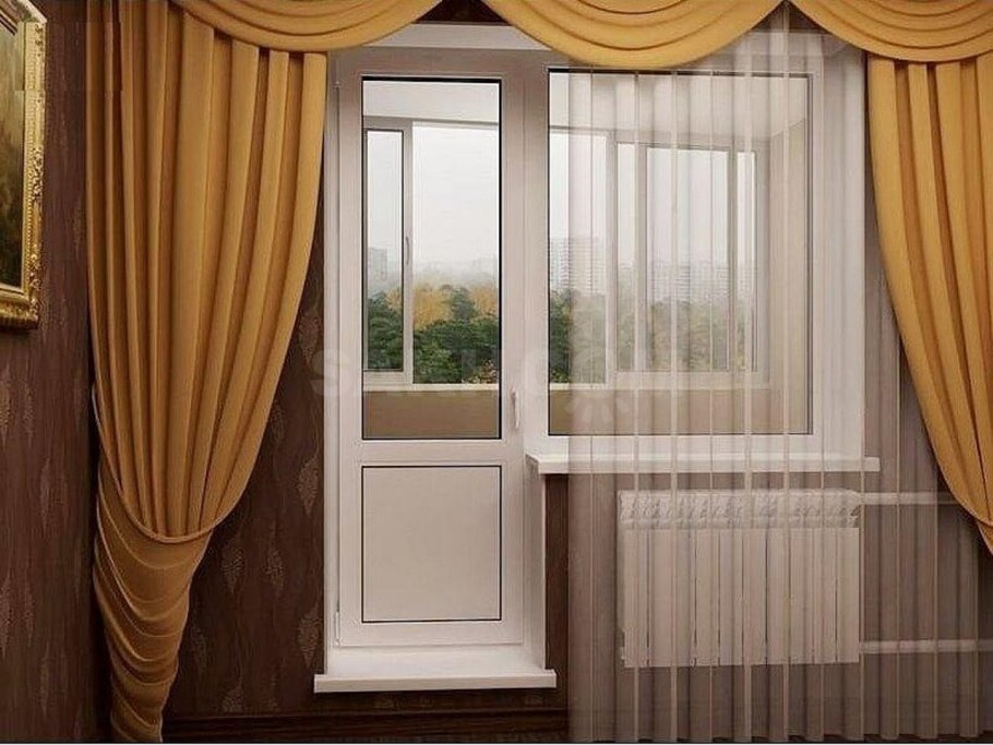 Французские двери на балкон