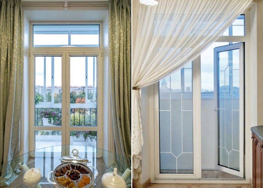 Балконная дверь стеклопакет 1800х210