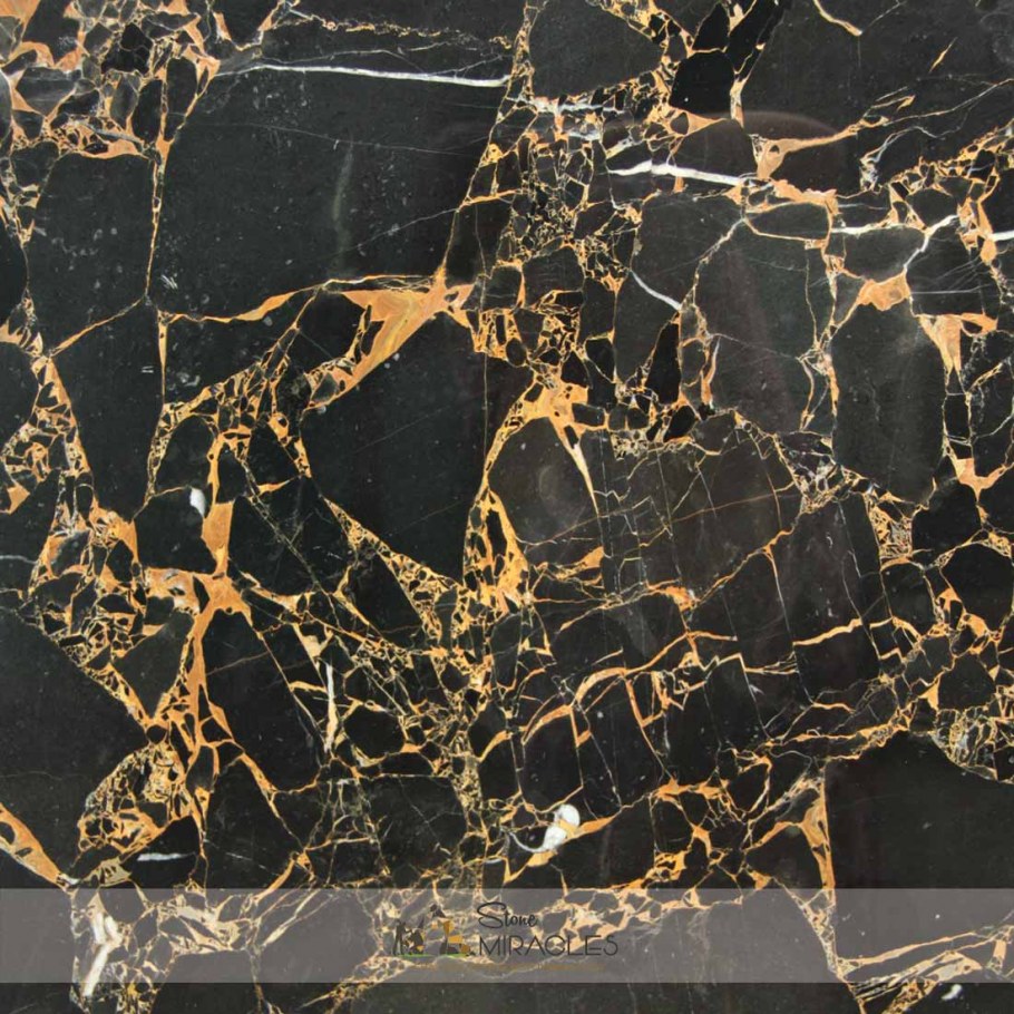 Мрамор Неро Порторо ванная комната