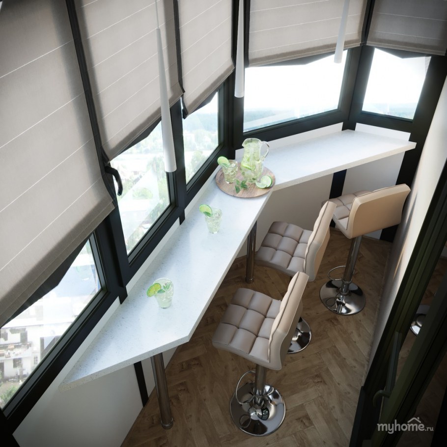 Высокий стол на балкон