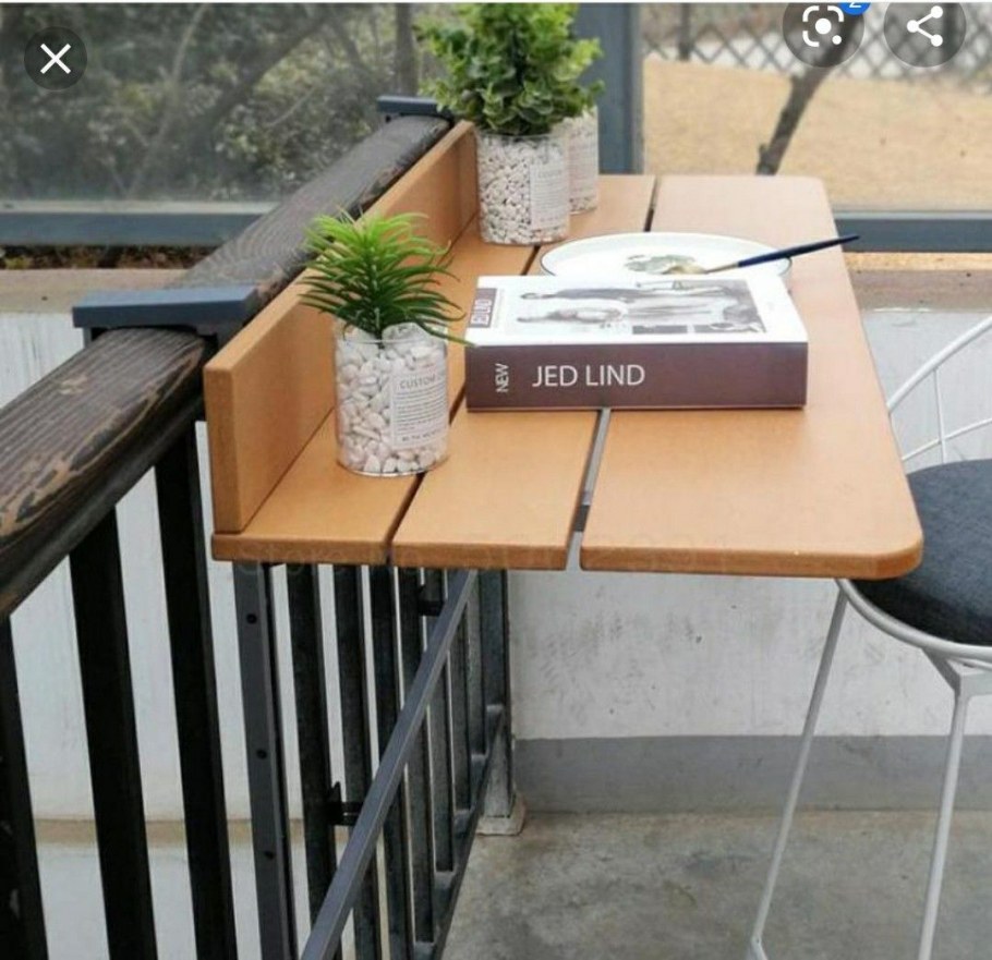 Столик на перила балкона