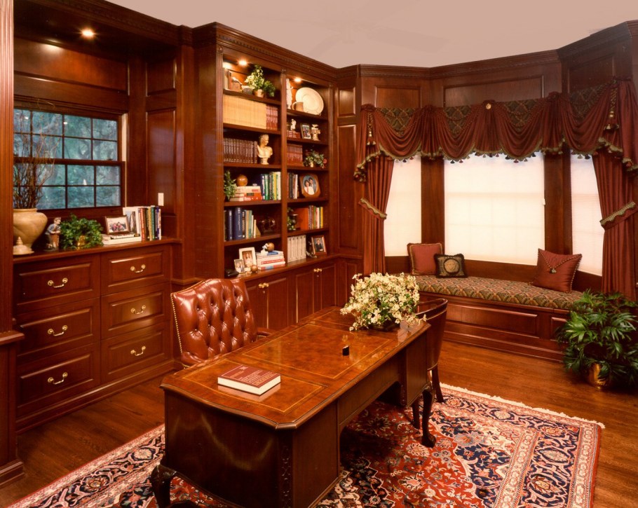 Интерьер кабинета в квартире