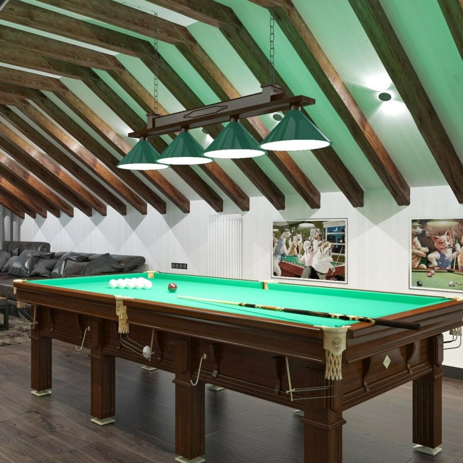 Бильярдная на мансарде
