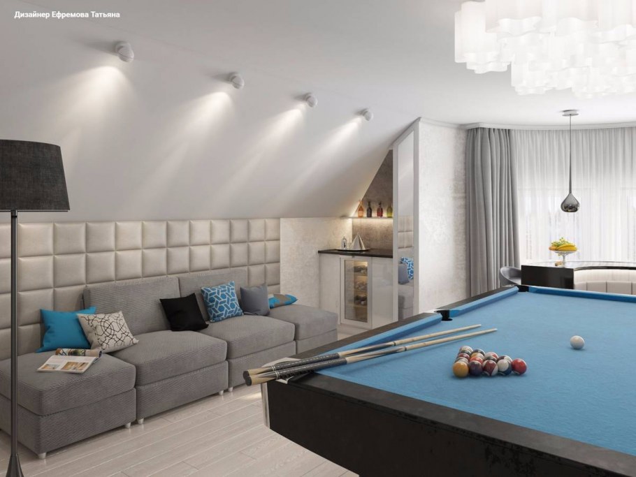 Бильярдная на даче