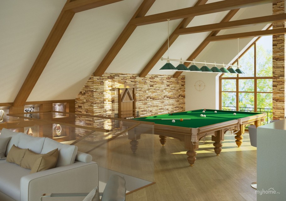 Бильярдная на даче