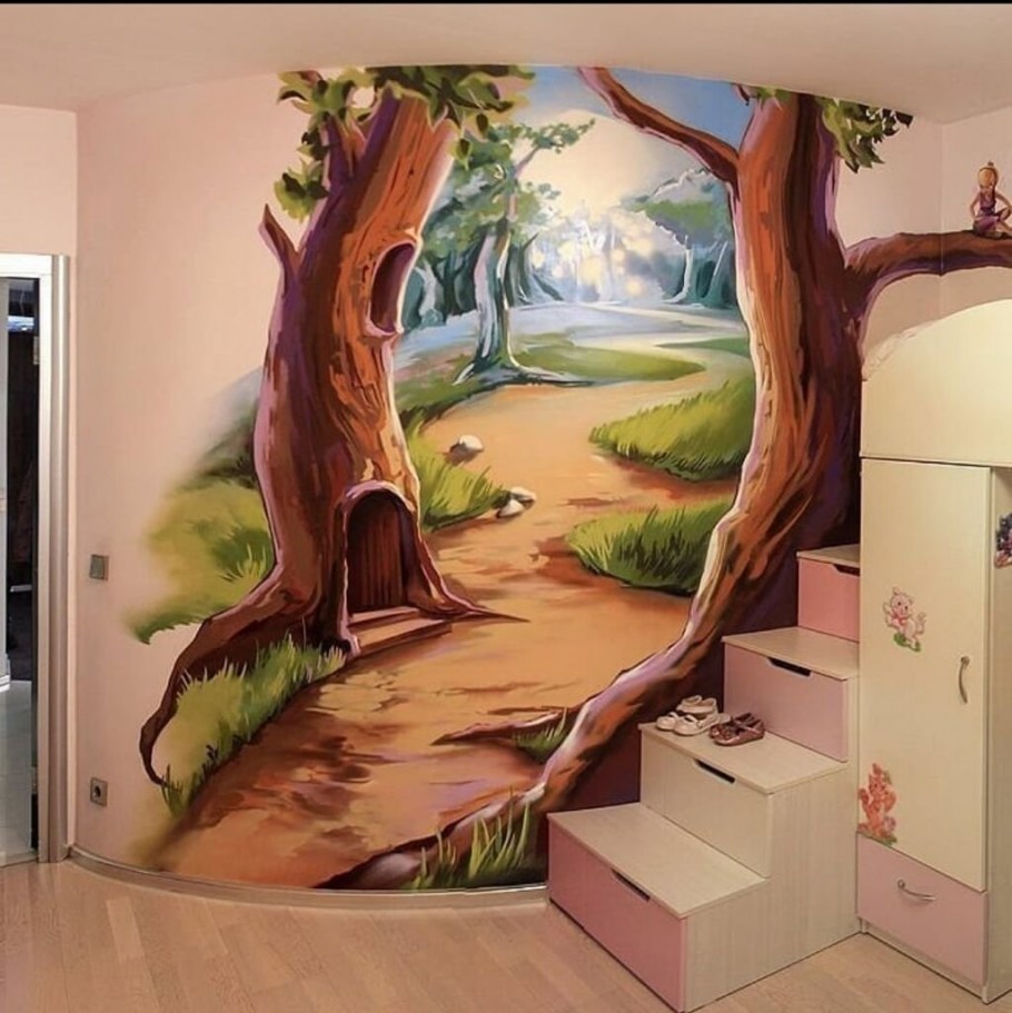 Фреска на стену в кухню