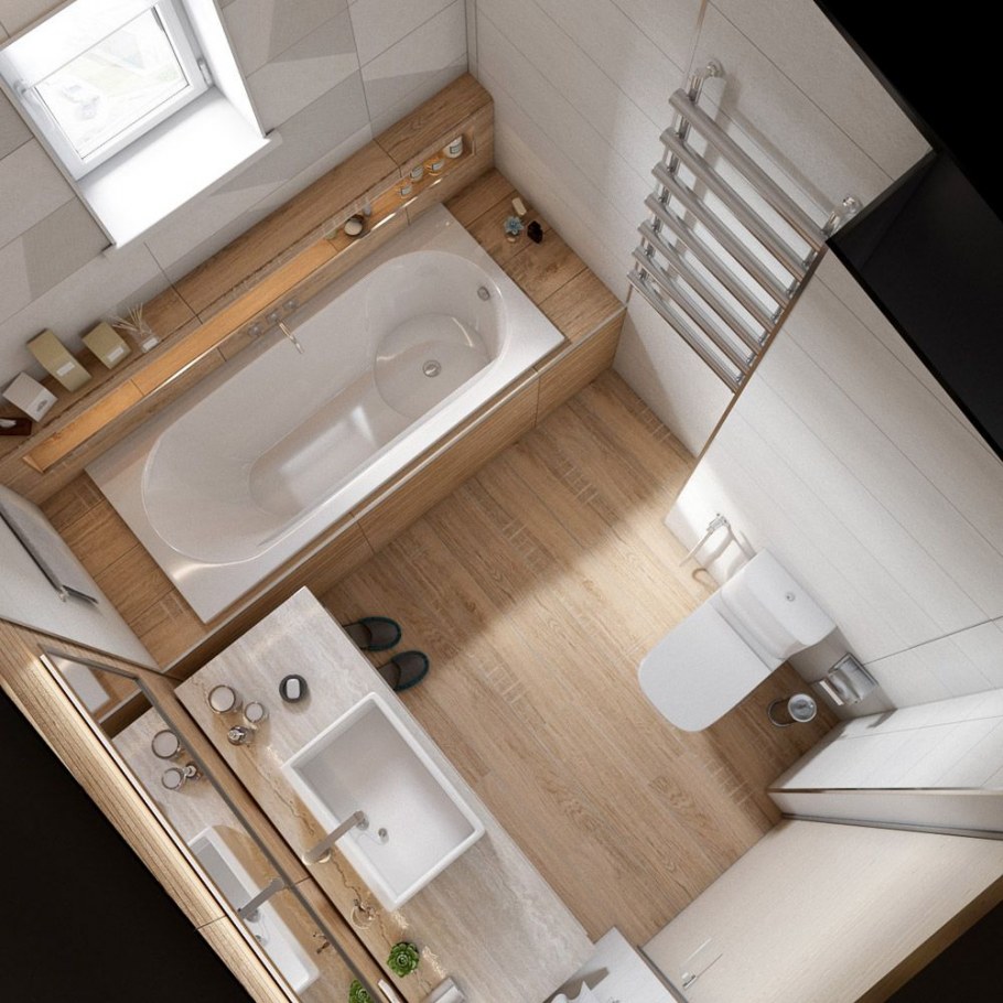 Планировка ванной комнаты