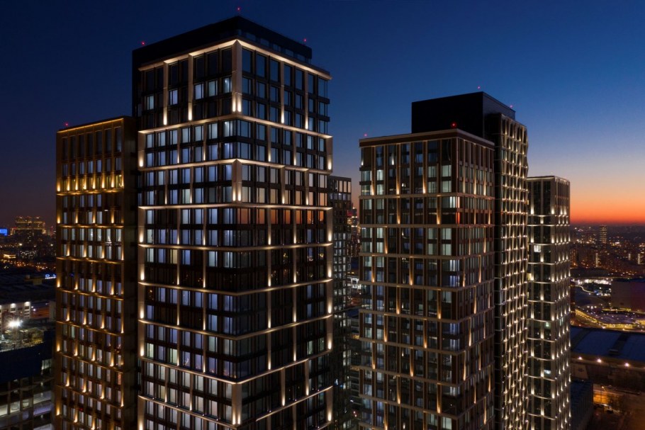 Многоэтажный дом визуализация