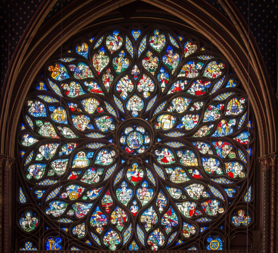 Окно роза в сент Шапель