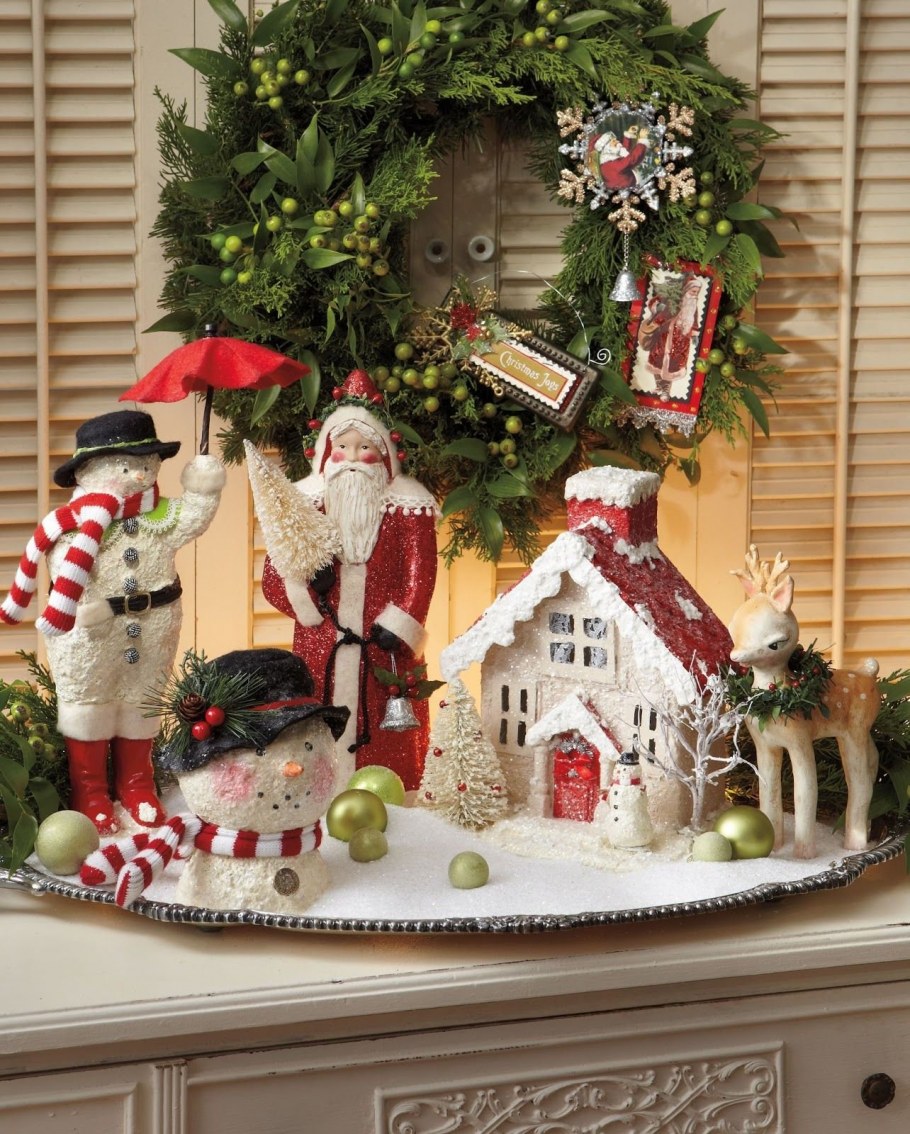 Новогодний декор домики