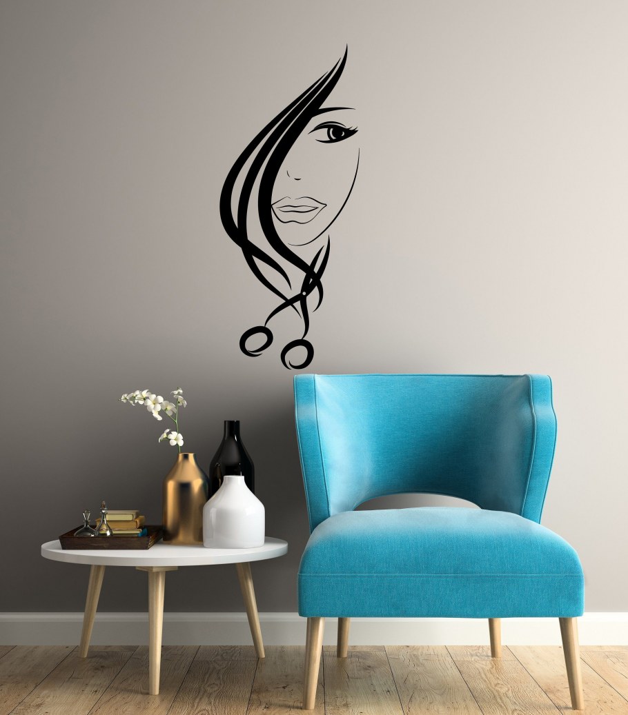 Макет для парикмахерской