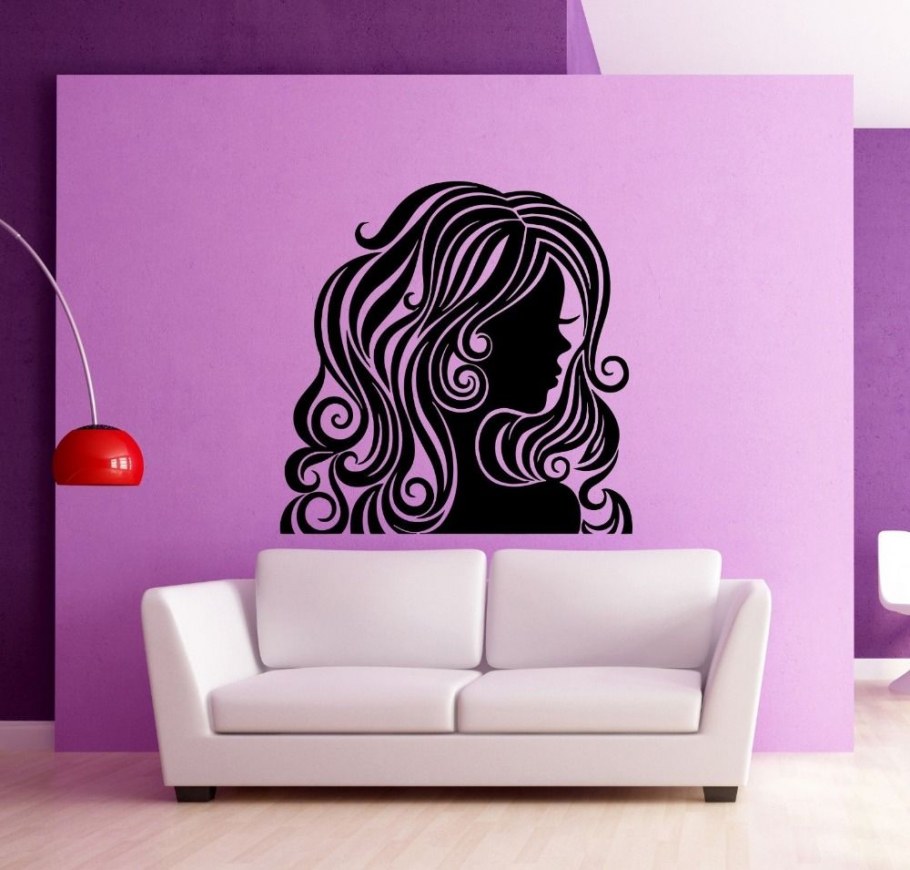 Стены в парикмахерской