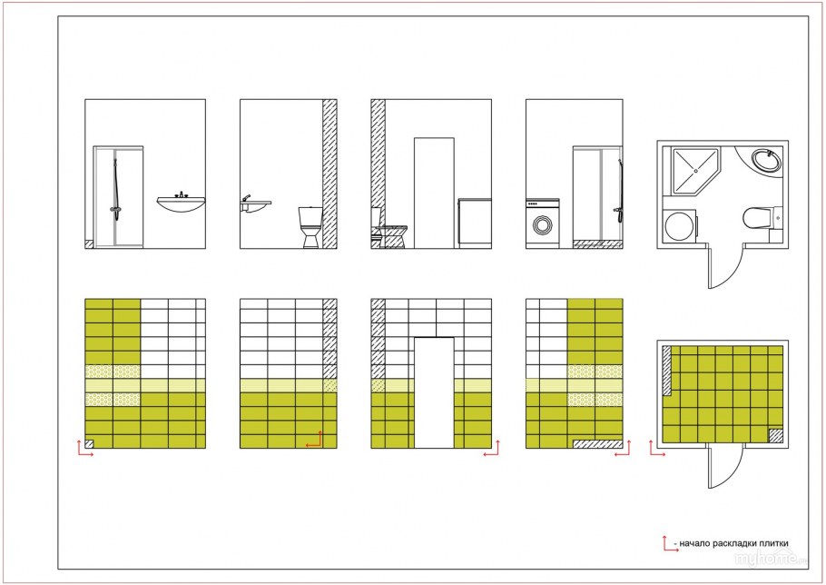 Интересная раскладка плитки
