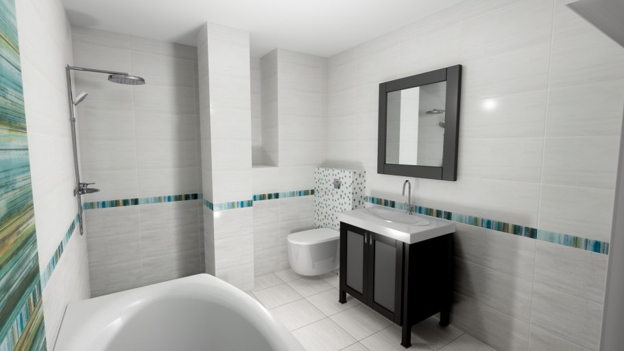 Варианты укладки плитки в ванной