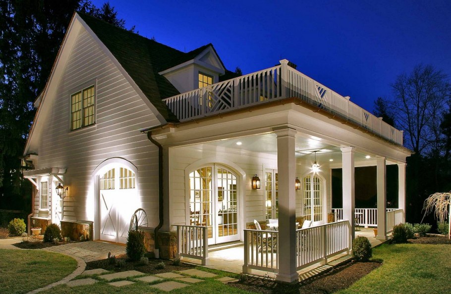 Американский дом с верандой