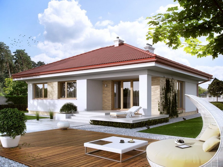 Бунгало 100 м2 проект