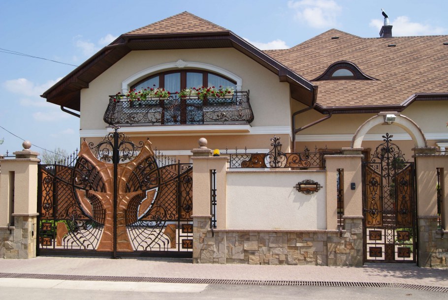 Фасадный забор