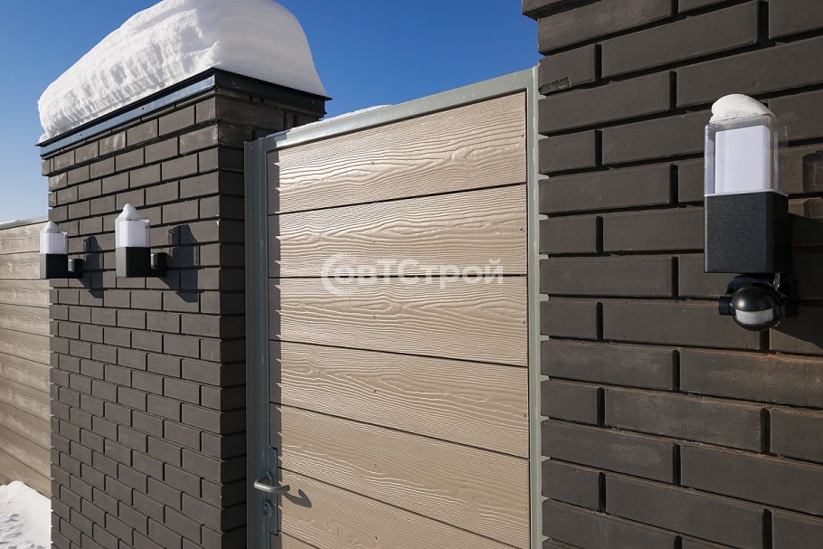 Фасадный забор