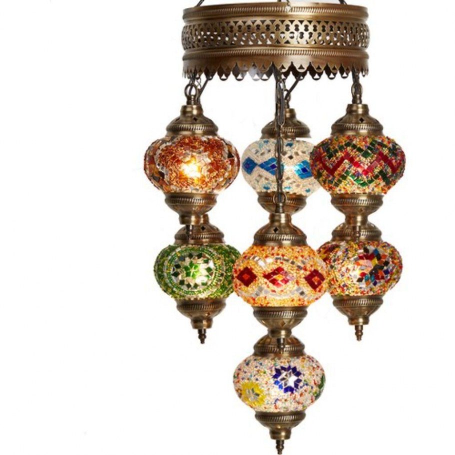 Бра с синим стеклом