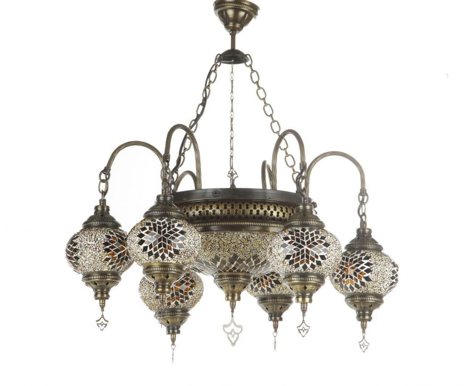 Восточные лампы из цветного стекла