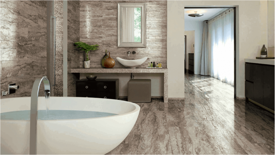 Hiros ruggine 25*100 плитка керамическая