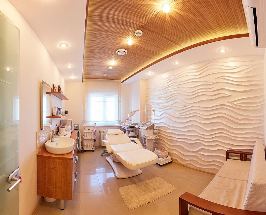 Интерьер массажного кабине