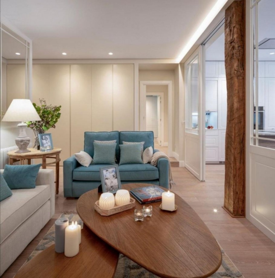 Гостиная без окон