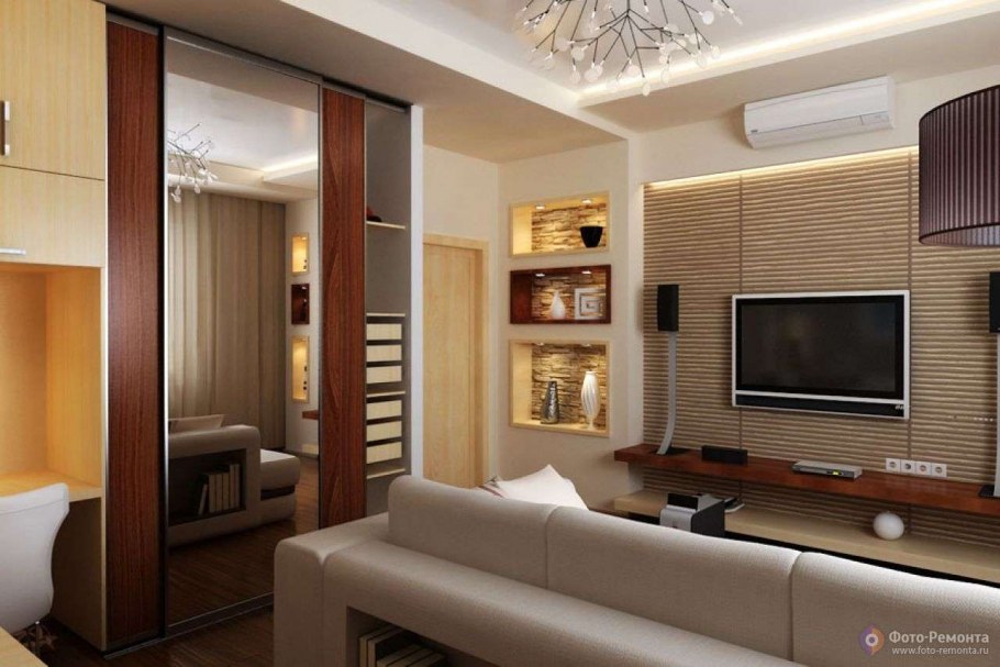 Острый угол в гостиной