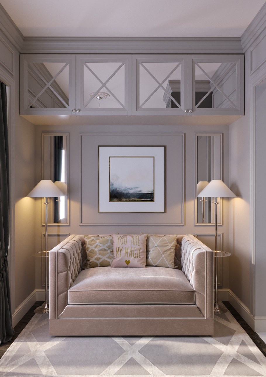 Гостиная без окон