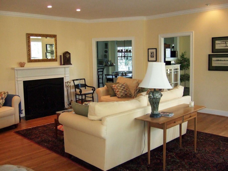 Проект с гостиной без окон