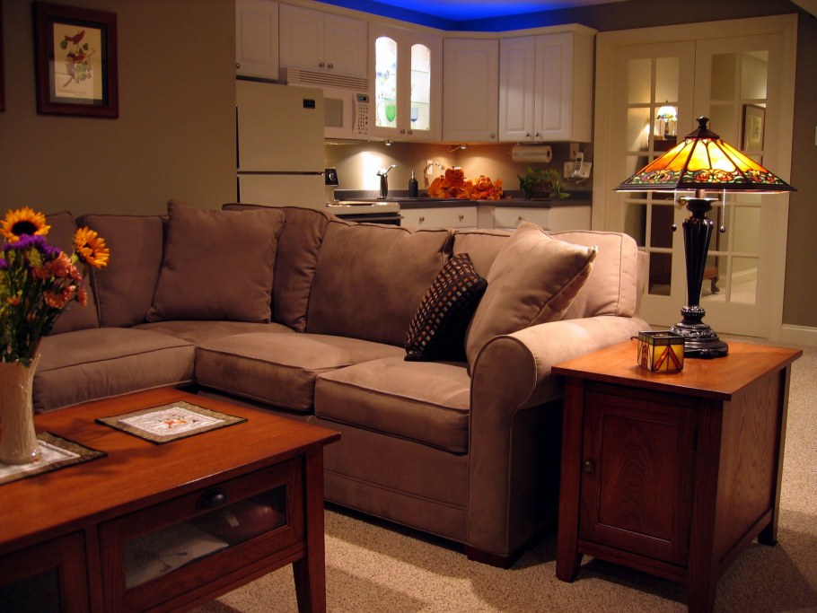 Гостиная без окон