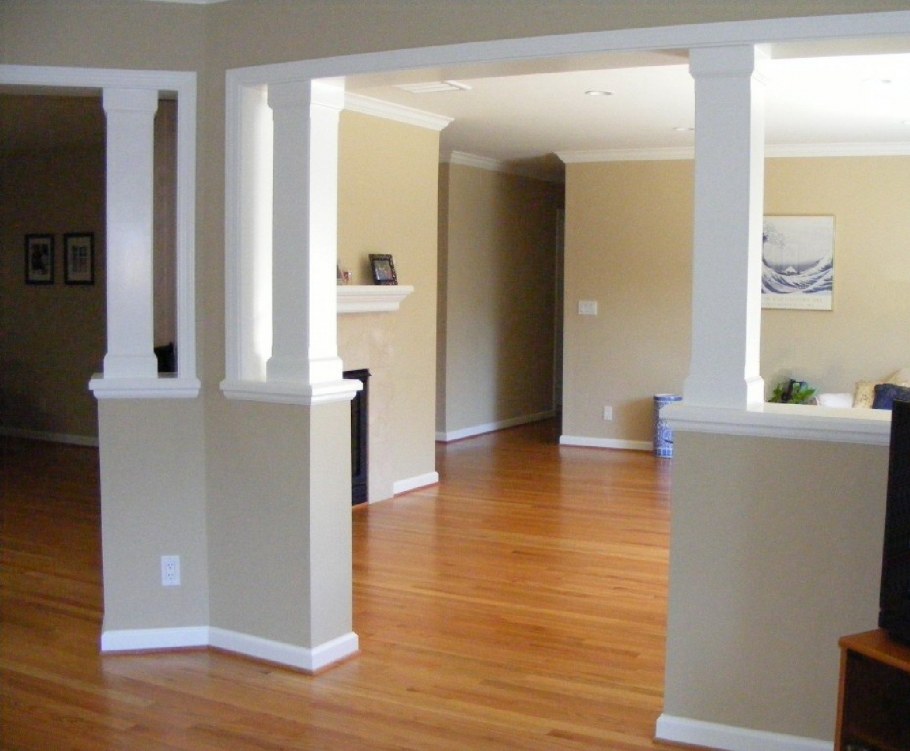 Перегородки с колоннами