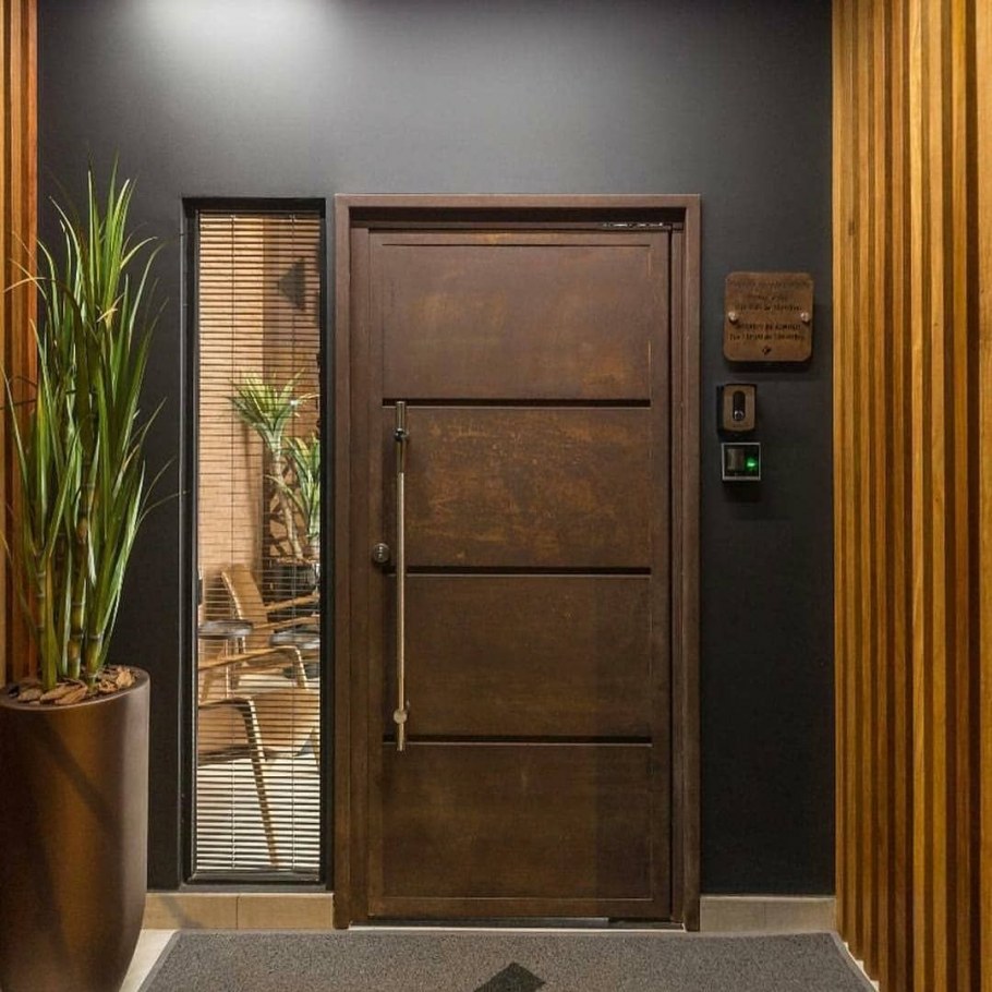 Входная дверь в прихожей