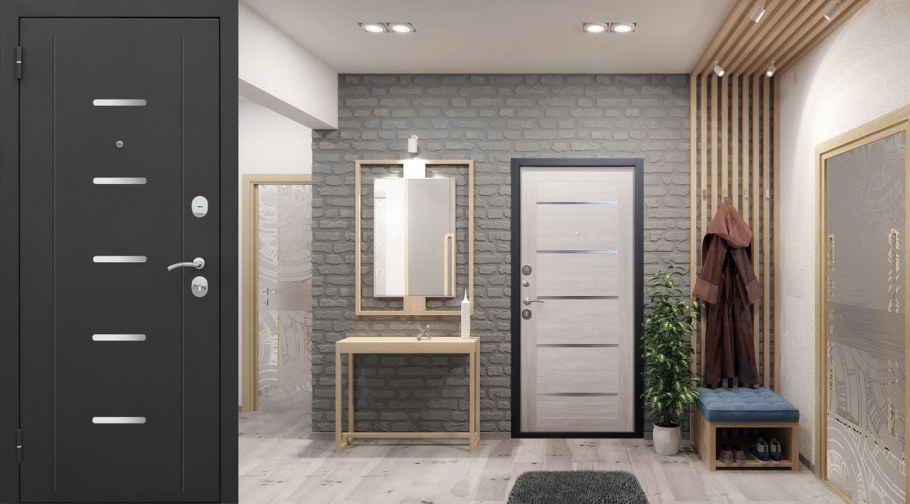 Входные двери в интерьере