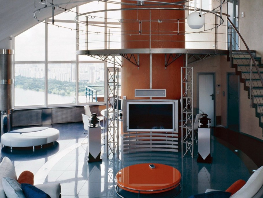 Комната в стиле Техно