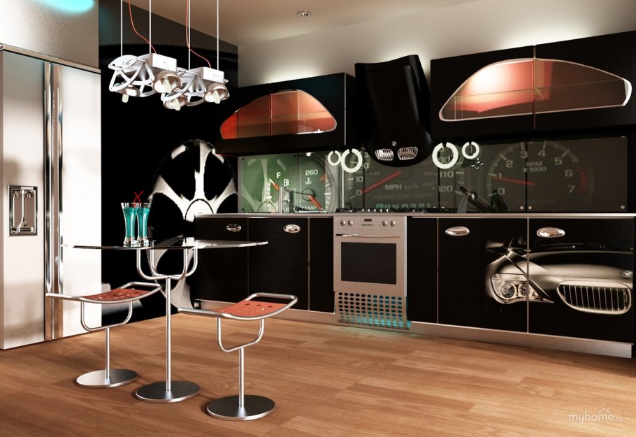 Спальня в стиле Техно