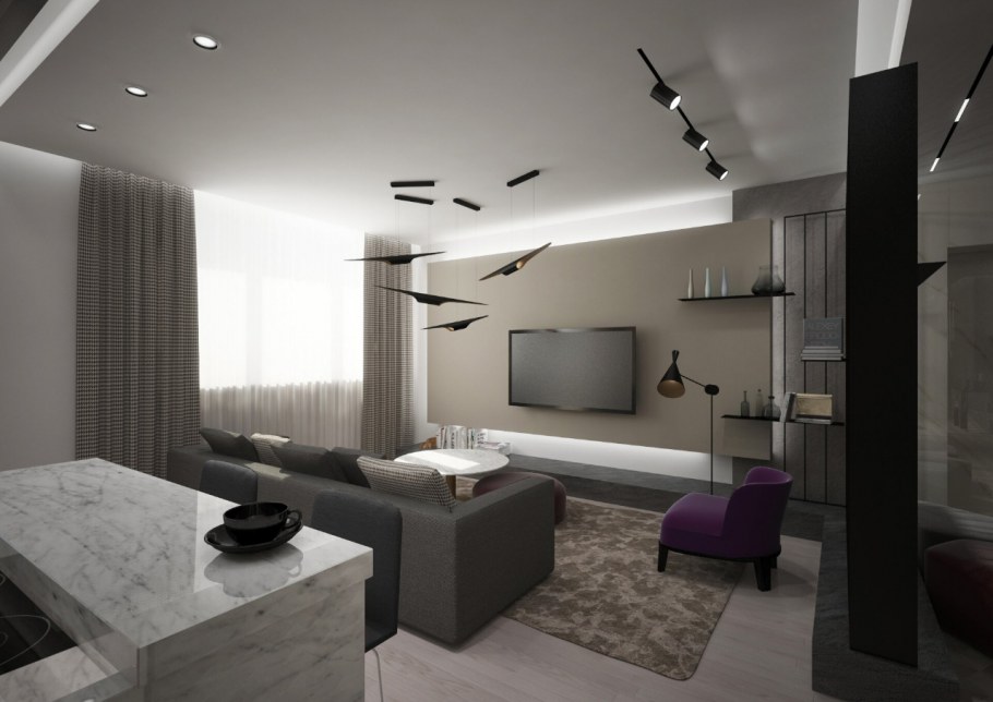 Техно стиль в интерьере