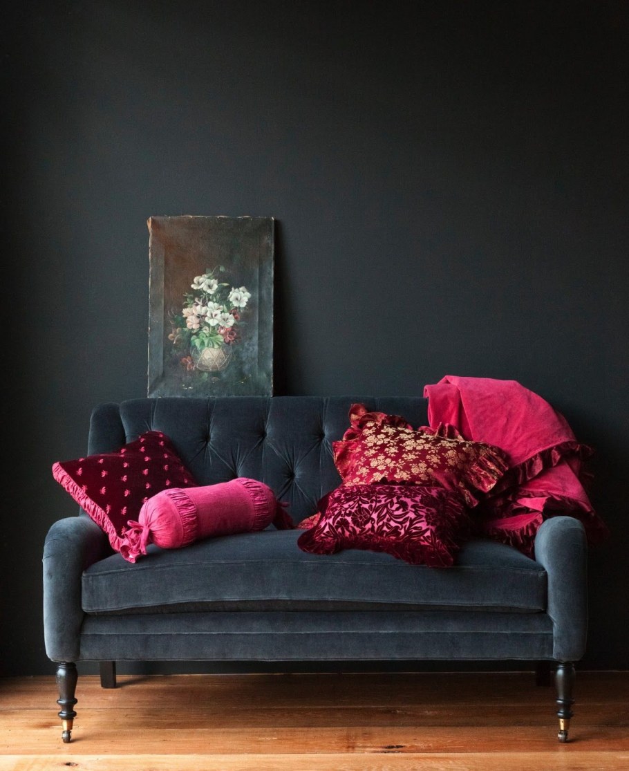 Винные оттенки в интерьере