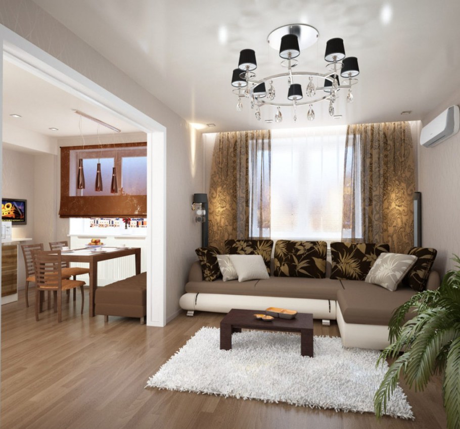 Медный лист в интерьере коридор