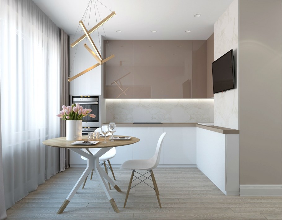 Интерьер трехкомнатной квартиры