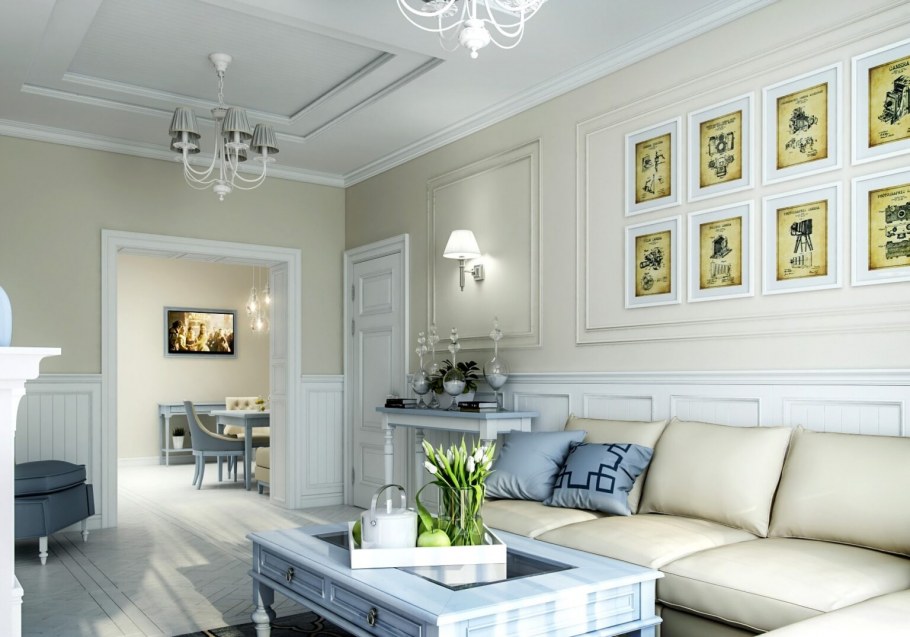 Панели на стену в классическом стиле