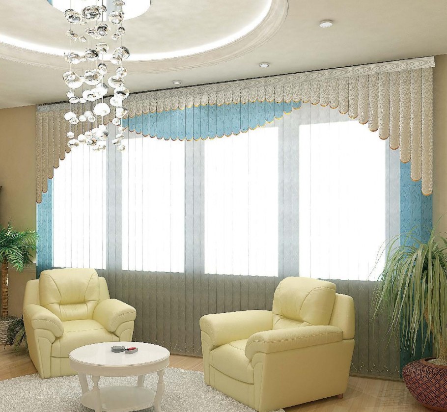 Мультифактурные вертикальные жалюзи