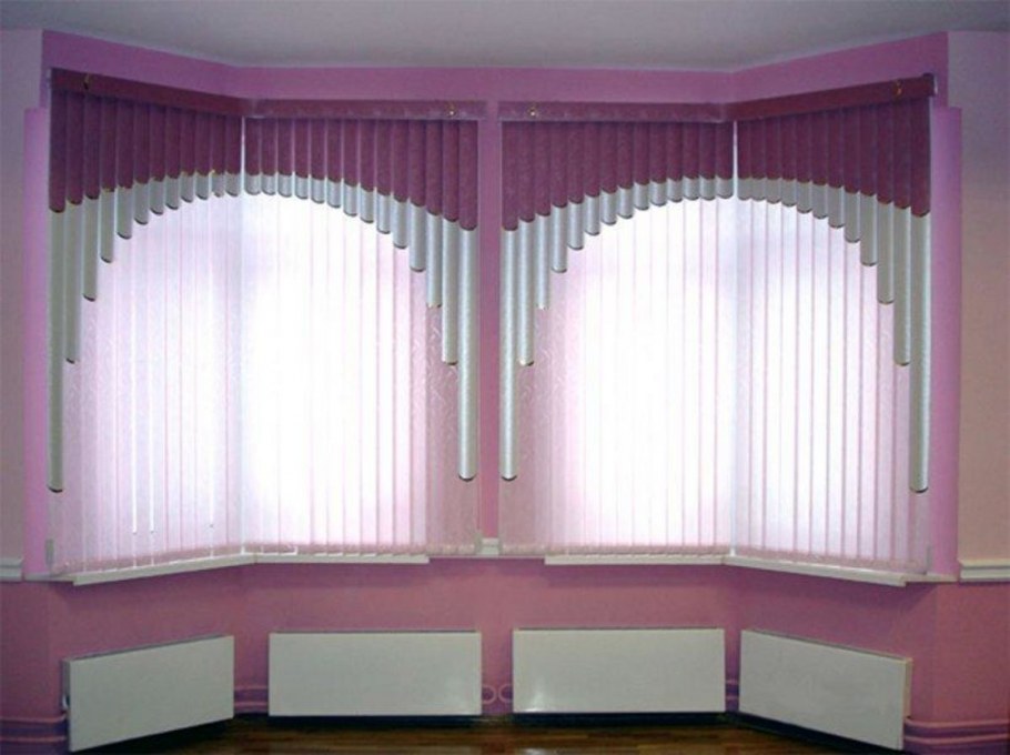 Мультифактурные вертикальные жалюзи на маленький проем