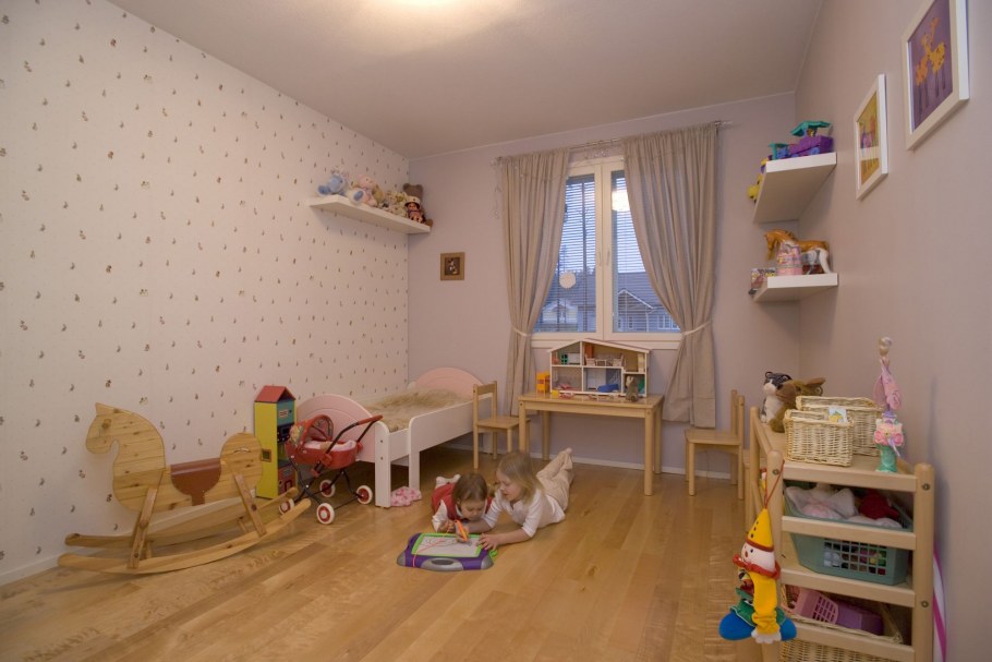 Покрытие для стен в детской комнате